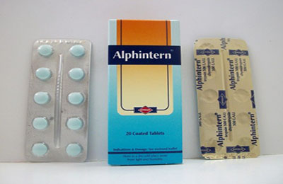 الفينترن أقراص – مضاد للإلتهابات والتورم Alphintern Tablets