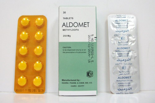 اقراص الدوميت أقراص لتخفيض ضغط الدم Aldomet Tablets
