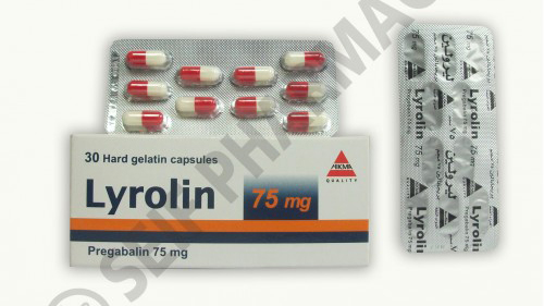 كبسولات ليرولين لعلاج التهاب الاعصاب ومضاد للصرع Lyrolin Capsules