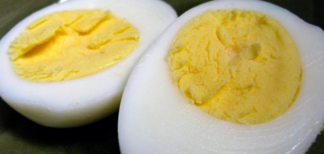 عدد السعرات الحرارية في البيض ؟